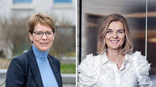 potrett av ellen langeggen og camilla krohg